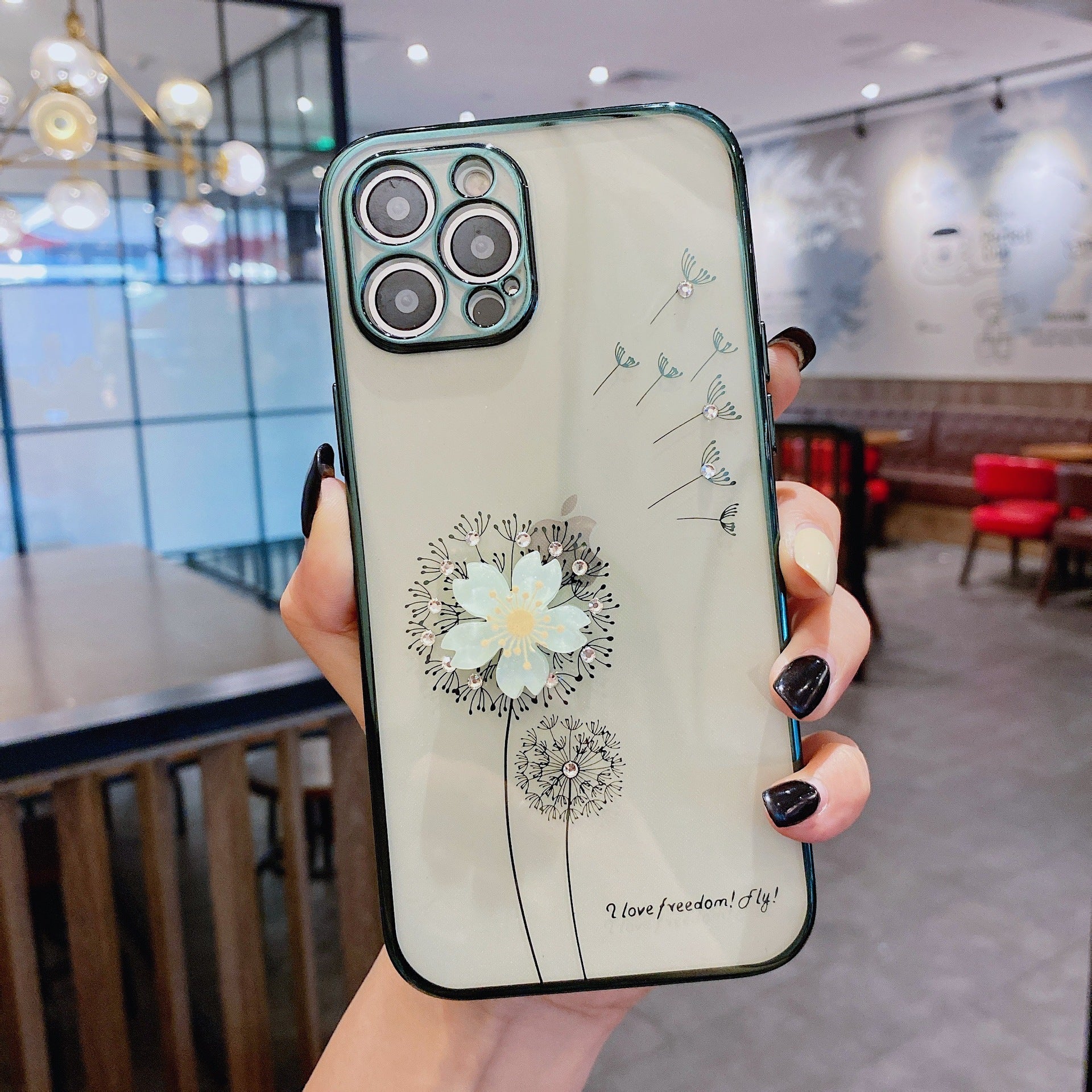 Luxury 3D Cute Flower Spin Stand Holder Phone Case Luxury 3D Cute Flower Spin Stand Holder Phone Case
